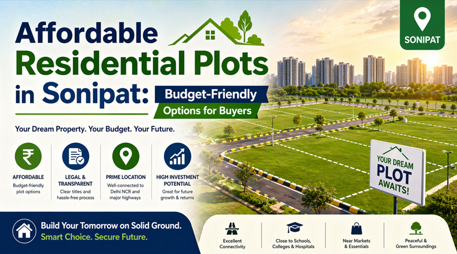 Affordable Residential Plots in Sonipat: Budget-Friendly Options for Buyers post thumbnail image